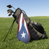  Puerto Rico vlag aangepast cadeau voor golfhanddo Golfhanddoek (Groen)