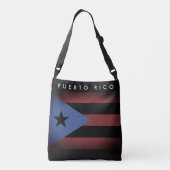  Puerto Rico vlag aangepaste kruislichaamzak Crossbody Tas (Achterkant)