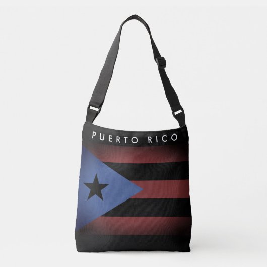  Puerto Rico vlag aangepaste kruislichaamzak Crossbody Tas (Voorkant)