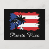 Puerto Rico vlag Coqui Boricua Briefkaart (Voorkant)