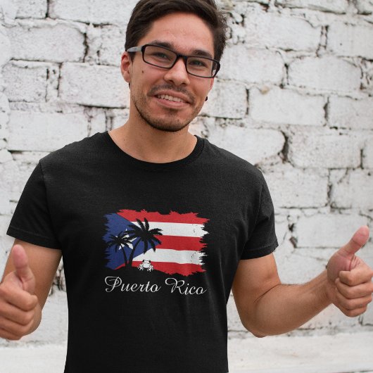 Puerto Rico vlag Coqui Boricua T-shirt