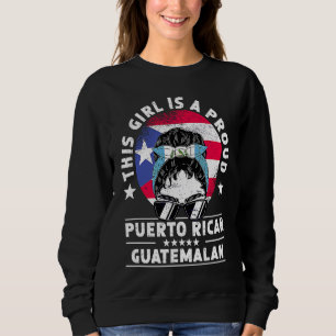 Puerto Rico Vlag Guatemala Volwassen Vrouwen Meisj Trui