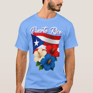 Puerto Rico-vlag Hispanic erfgoed maand Boricua R T-shirt