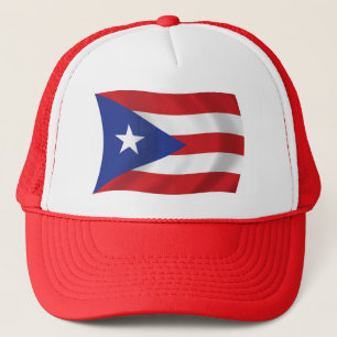 Puerto Rico Vlag Hoed Trucker Pet