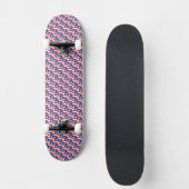 Puerto Rico vlag kleuren harten patroon patriottis Persoonlijk Skateboard (Voorkant)