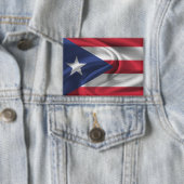 Puerto Rico Vlag Knop Button (Insitu)
