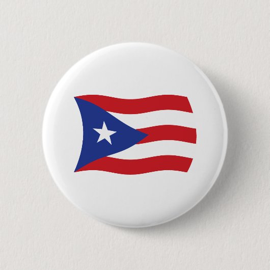 Puerto Rico Vlag Knop Ronde Button 5,7 Cm (Voorkant)