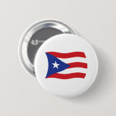 Puerto Rico Vlag Knop Ronde Button 5,7 Cm (Voorkant /achterkant)