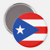 Puerto Rico-vlag Magneet (Voorkant / Achterkant)