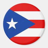 Puerto Rico-vlag Magneet (Voorkant)