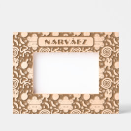 Puerto Rico vlag met flor de maga Gegraveerde Lijstjes