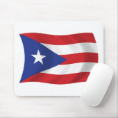 Puerto Rico Vlag Muismat (Met muis)