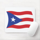 Puerto Rico Vlag Muismat (Met muis)