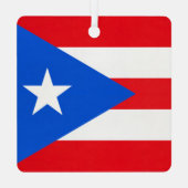 Puerto Rico Vlag Ornament (Achterkant)