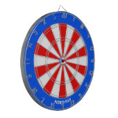 Puerto Rico Vlag Patriot's Bullseye Dartbord (Voorkant Links)