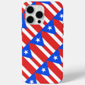Puerto Rico Vlag Patroon iPhone 15 Pro Max Case-Mate iPhone Case (Achterkant)