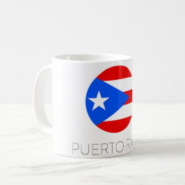 Puerto Rico Vlag Reisbeker Koffiemok
