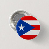 Puerto Rico-vlag Ronde Button 3,2 Cm (Voorkant /achterkant)