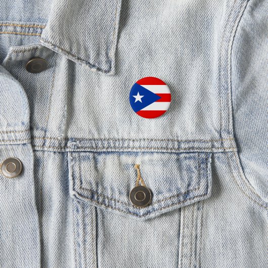 Puerto Rico-vlag Ronde Button 3,2 Cm (In situ)