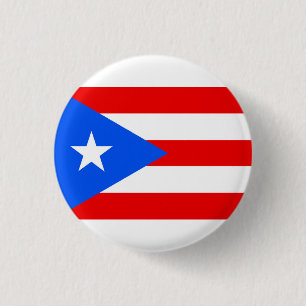 Puerto Rico-vlag Ronde Button 3,2 Cm