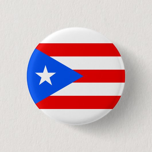 Puerto Rico-vlag Ronde Button 3,2 Cm (Voorkant)