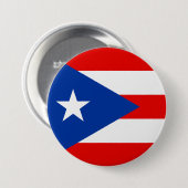 Puerto Rico-vlag Ronde Button 7,6 Cm (Voorkant /achterkant)
