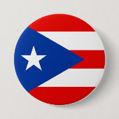 Puerto Rico-vlag Ronde Button 7,6 Cm (Voorkant)