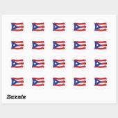 Puerto Rico Vlag Sticker (Vel)