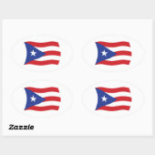 Puerto Rico Vlag Sticker (Vel)