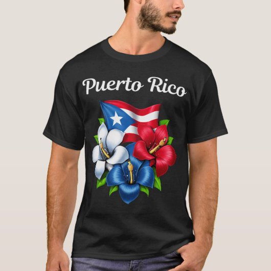 Puerto Rico-vlag T-shirt (Voorkant)