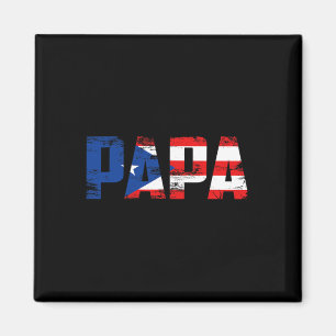 Puerto Rico Vlag Trots Vaderdag Puerto Ricaanse Mi Magneet