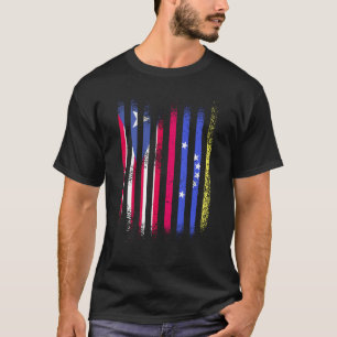 Puerto Rico Vlag Venezuela Gekweekte Landen Vlagge T-shirt