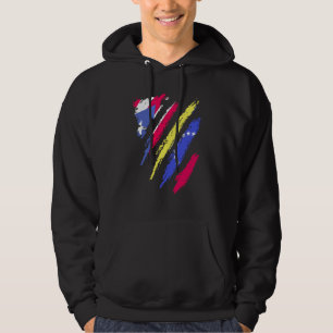 Puerto Rico Vlag Venezuela Geteeld Patriot Land S Hoodie