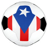 Puerto Rico-vlag Voetbal (Gedraaid)