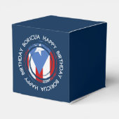 Puerto Rico : Vlaggenthema: Verjaardag Boricua Bedankdoosjes (Achterkant)