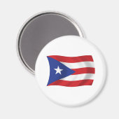 Puerto Rico Vlagmagneet Magneet (Voorkant / Achterkant)