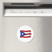 Puerto Rico Vlagmagneet Magneet (Insitu (Vaatwasser))