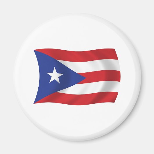 Puerto Rico Vlagmagneet Magneet (Voorkant)