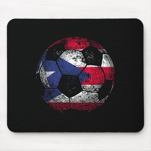 Puerto Rico Voetbal Muismat (Voorkant)