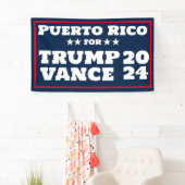 Puerto Rico voor Trump Vance 2024 Banner (Insitu)