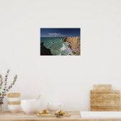 Puerto Rico, westkust, Cabo Rojo, kust 2 Poster (Keuken)