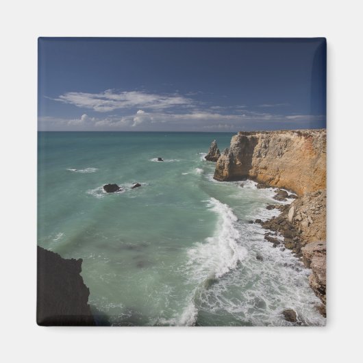 Puerto Rico, Westkust, Cabo Rojo, kustlijn 2 Magneet (Voorkant)