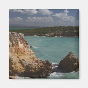 Puerto Rico, westkust, Cabo Rojo, kustlijn 3 Magneet