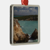 Puerto Rico, westkust, Cabo Rojo, kustlijn 3 Metalen Ornament (Rechts)