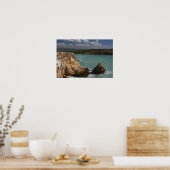 Puerto Rico, westkust, Cabo Rojo, kustlijn 3 Poster (Keuken)