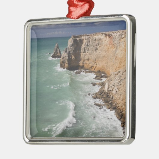 Puerto Rico, westkust, Cabo Rojo, kustlijn Metalen Ornament (Links)