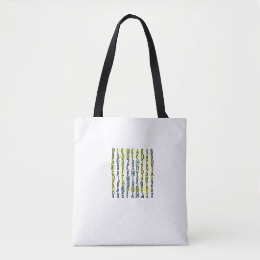 PUERTO RICO WORD SEARCH TOTE BAG (Voorkant)