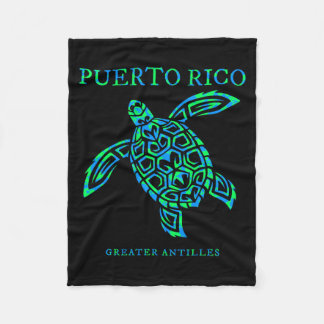 Puerto Rico Zeeschildpad Jongens Meisjes Peuter Fleece Deken