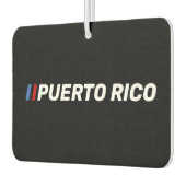 Puerto Rico Zwart | Boricua Rood & Blauwe Accent Luchtverfrisser (Links)