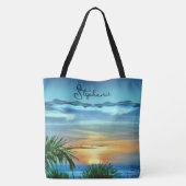 Puerto Sunset 1557 Tote Bag (Achterkant)